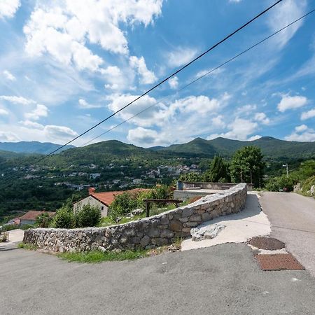 Sea View Apartment With Garden Near Opatija Veprinac Kültér fotó